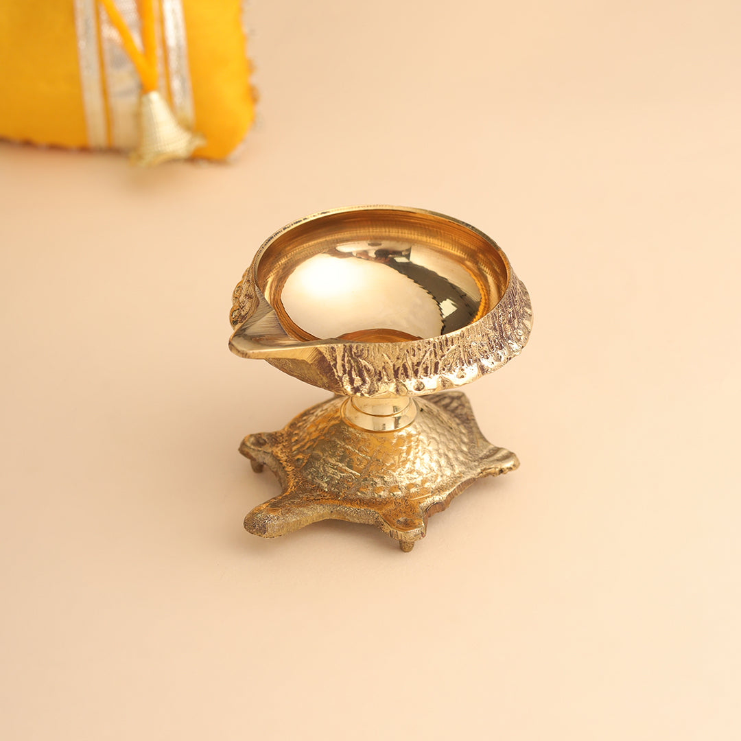 Brass Diya Festive Potli/Hamper