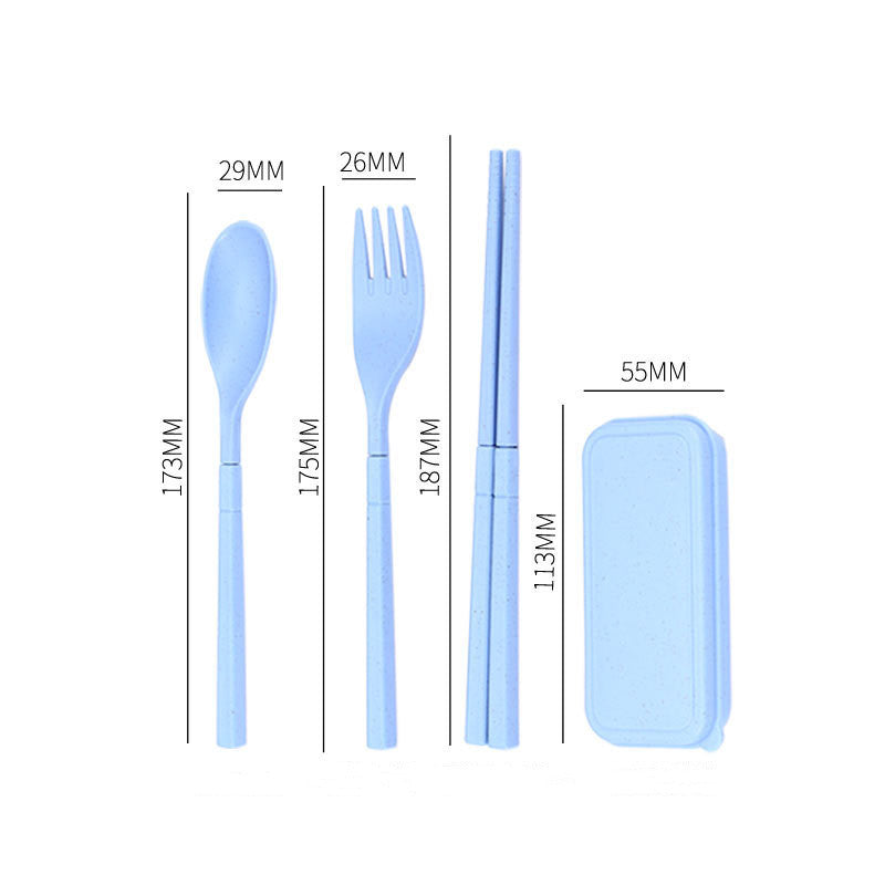Cutlery Knife Fork Spoon Chopsticks Set Storage Box Five Piece Set