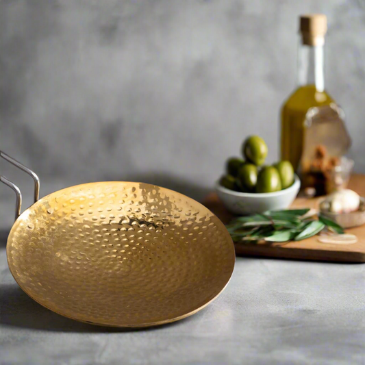 10" Heavy Gauge Brass Rotti Tawa / Chapaati Tawa