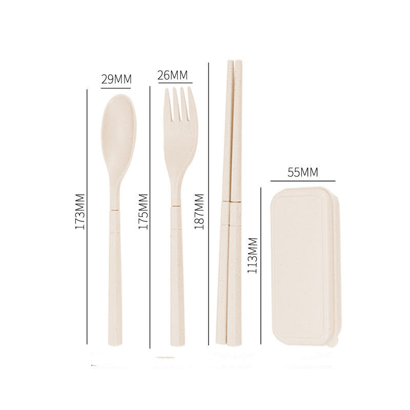 Cutlery Knife Fork Spoon Chopsticks Set Storage Box Five Piece Set