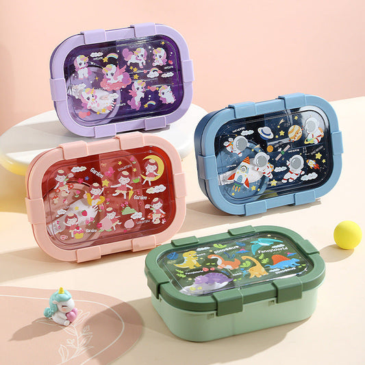 Cartoon Compartment Heating Lunch Box
