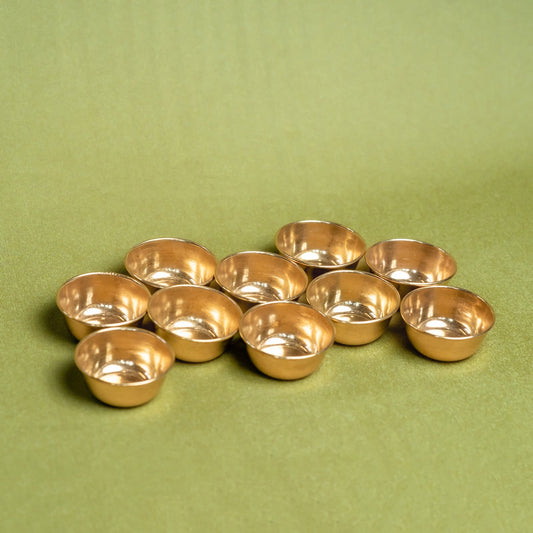 Brass Bowl Mini Set Of 10