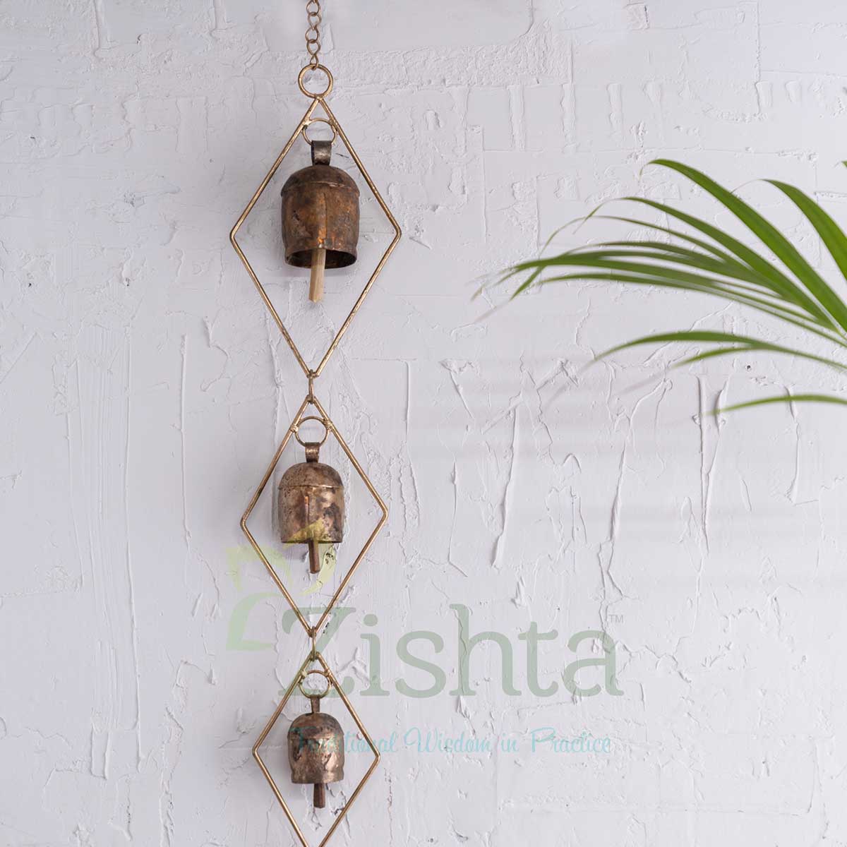 Copper Coated Iron Chimes - Chokdi set