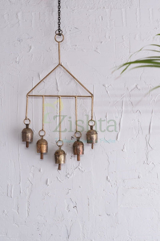 Copper Coated Iron Chimes - Danti 5 bell