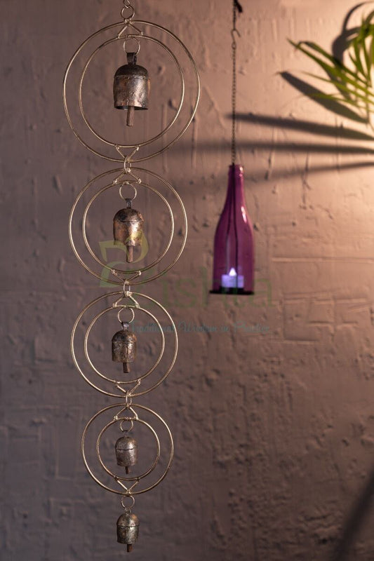 Copper Coated Iron Chimes- Golring set