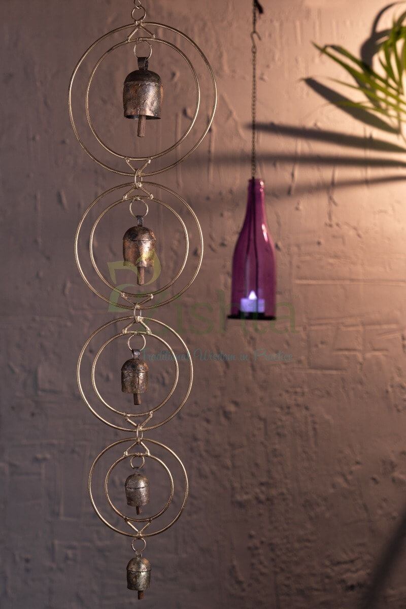 Copper Coated Iron Chimes- Golring set