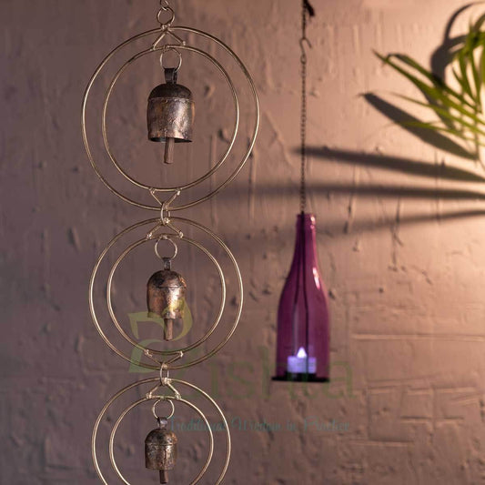 Copper Coated Iron Chimes- Golring set