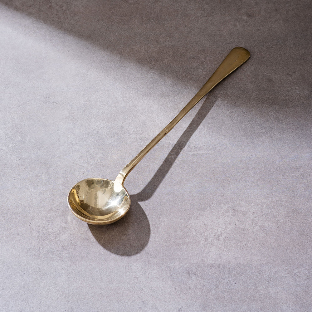 sama homes brass karchi scoop ladle