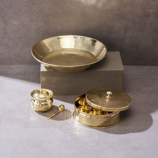 sama homes kitchen essentials set masala box ghee pot paraat