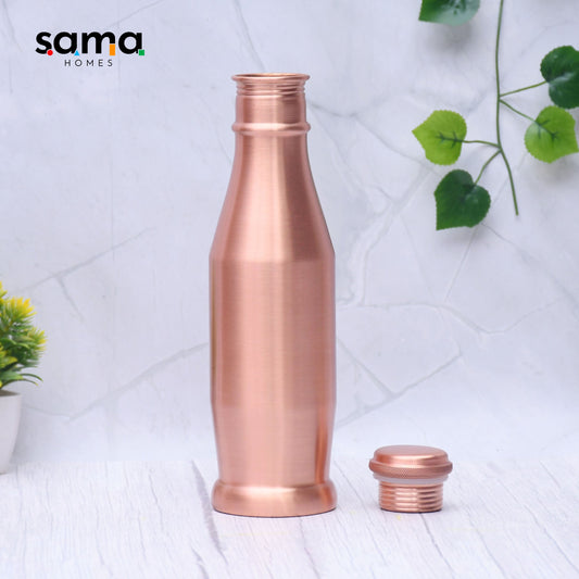 SAMA Homes - pure copper water bottle plain unique design