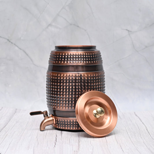 Pure Copper Water Dispenser Barrel Bubble Designed.