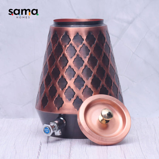 SAMA Homes - pure copper conical antique kangura designed capacity 8000 ml