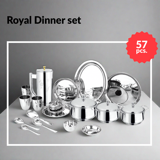 Steel Dinner Set