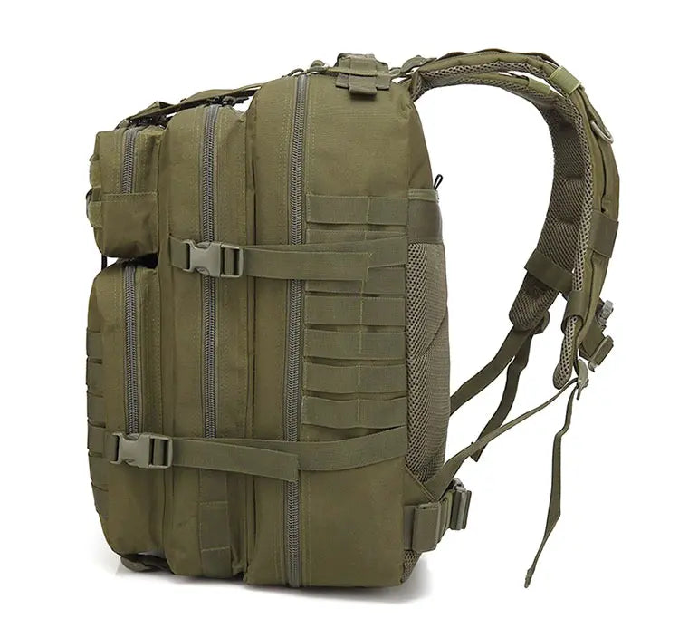 Large Capacity Waterproof Tactical Backpack for Men, 3P Softback, Outdoor Bug Rucksack, Hiking, Camping, Hunting Bags, 50L