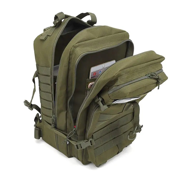 Large Capacity Waterproof Tactical Backpack for Men, 3P Softback, Outdoor Bug Rucksack, Hiking, Camping, Hunting Bags, 50L
