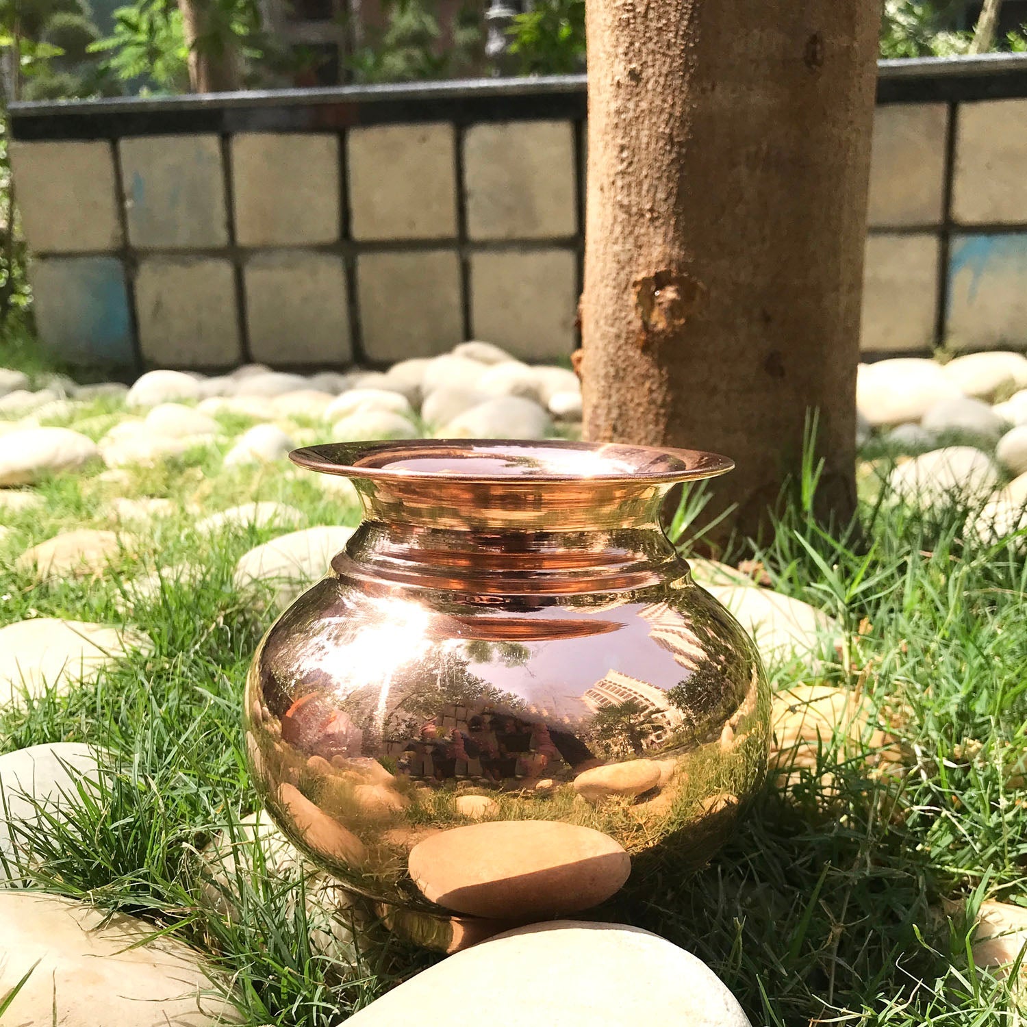 Elegant Design of Copper Lota
