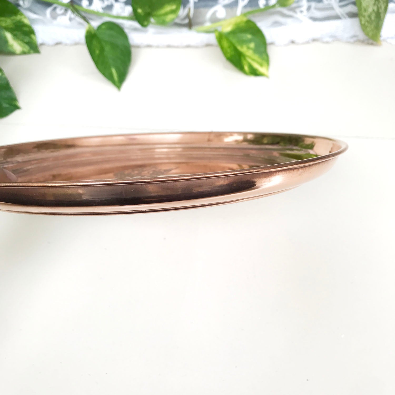 Copper Pooja Thali  For Diwali