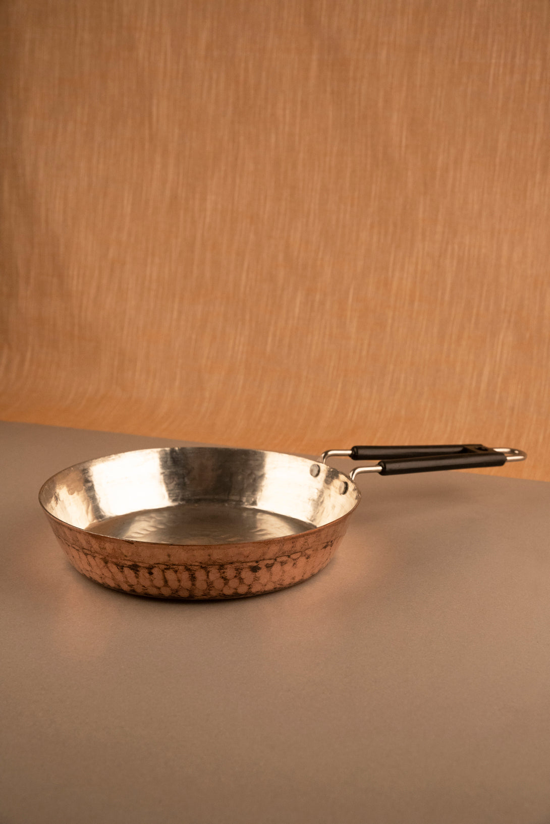 sama homes copper frypan frying pan