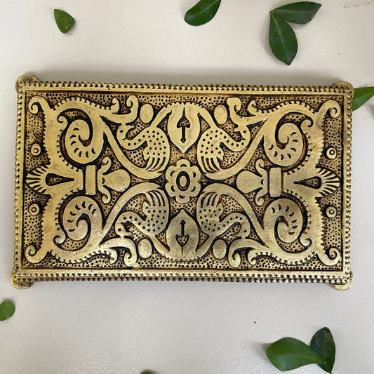 Elegant Brass Chowki