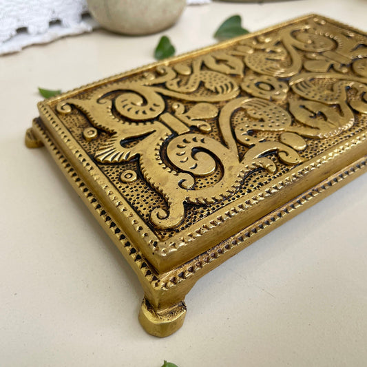 Brass Chowki For Pooja