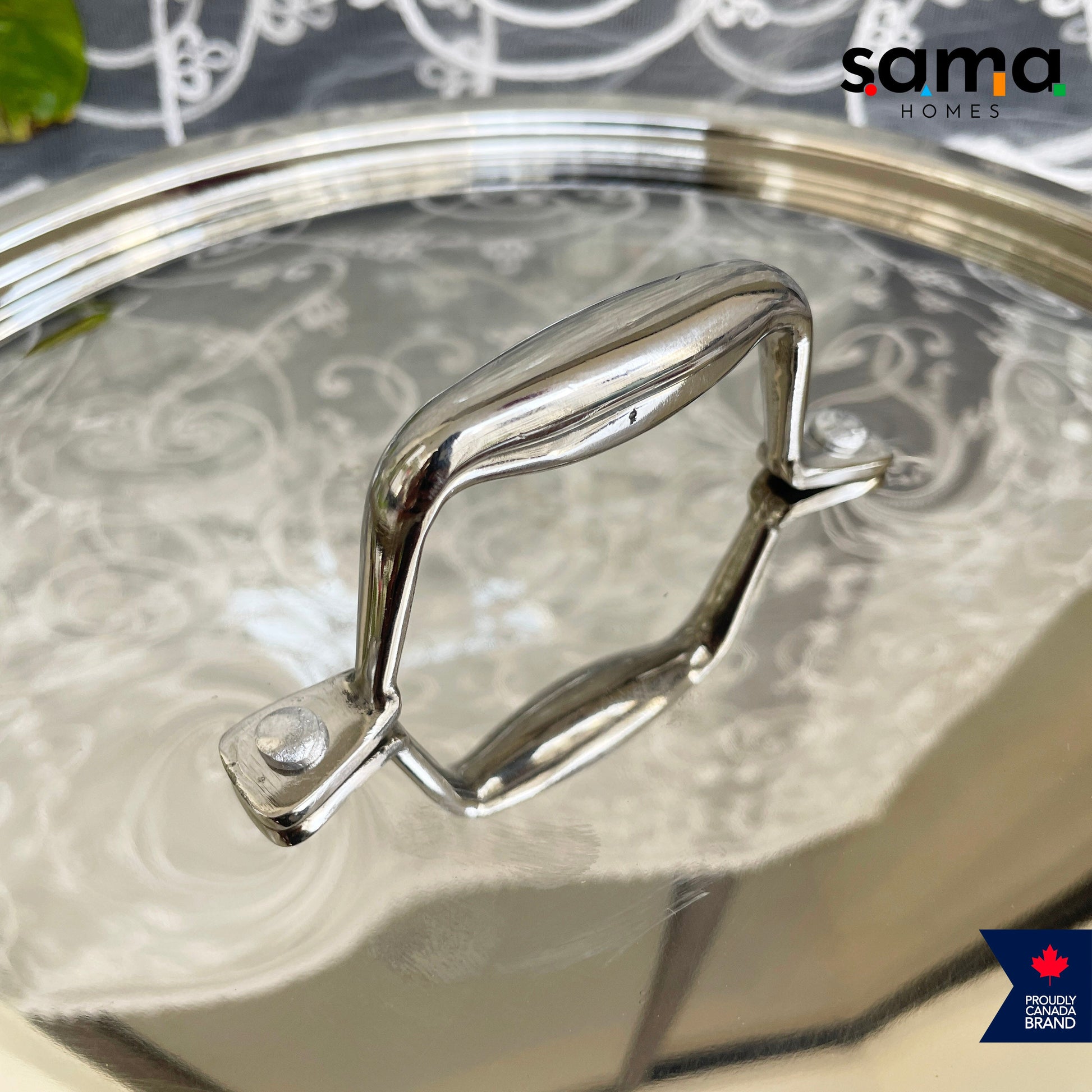 Stainless Steel Triply Deep Kadhai with Lid