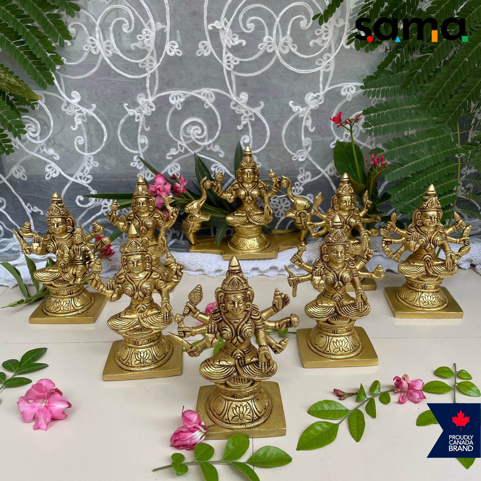 Ashtalakshmi Superfine Brass Idols