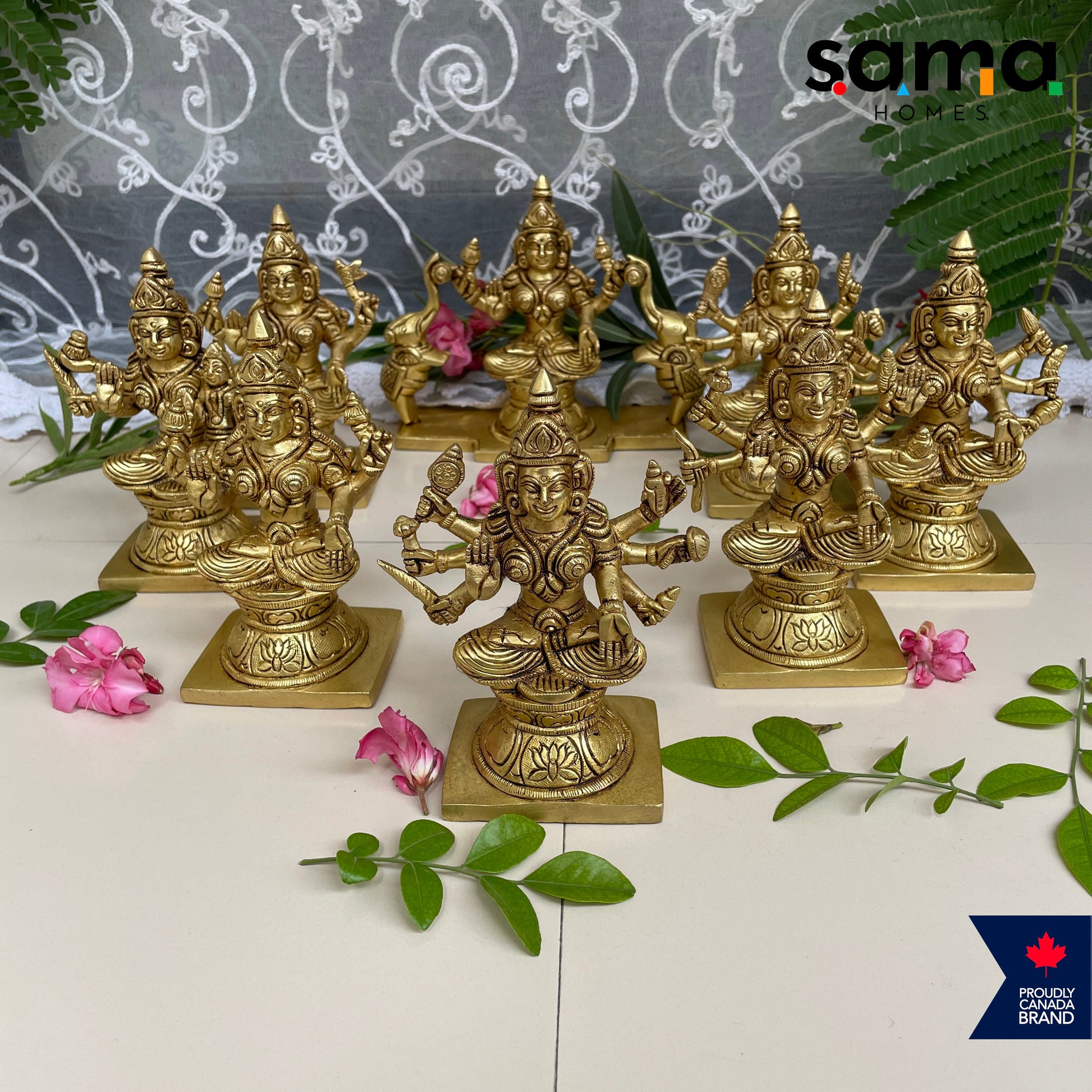 Ashtalakshmi Superfine Brass Idols