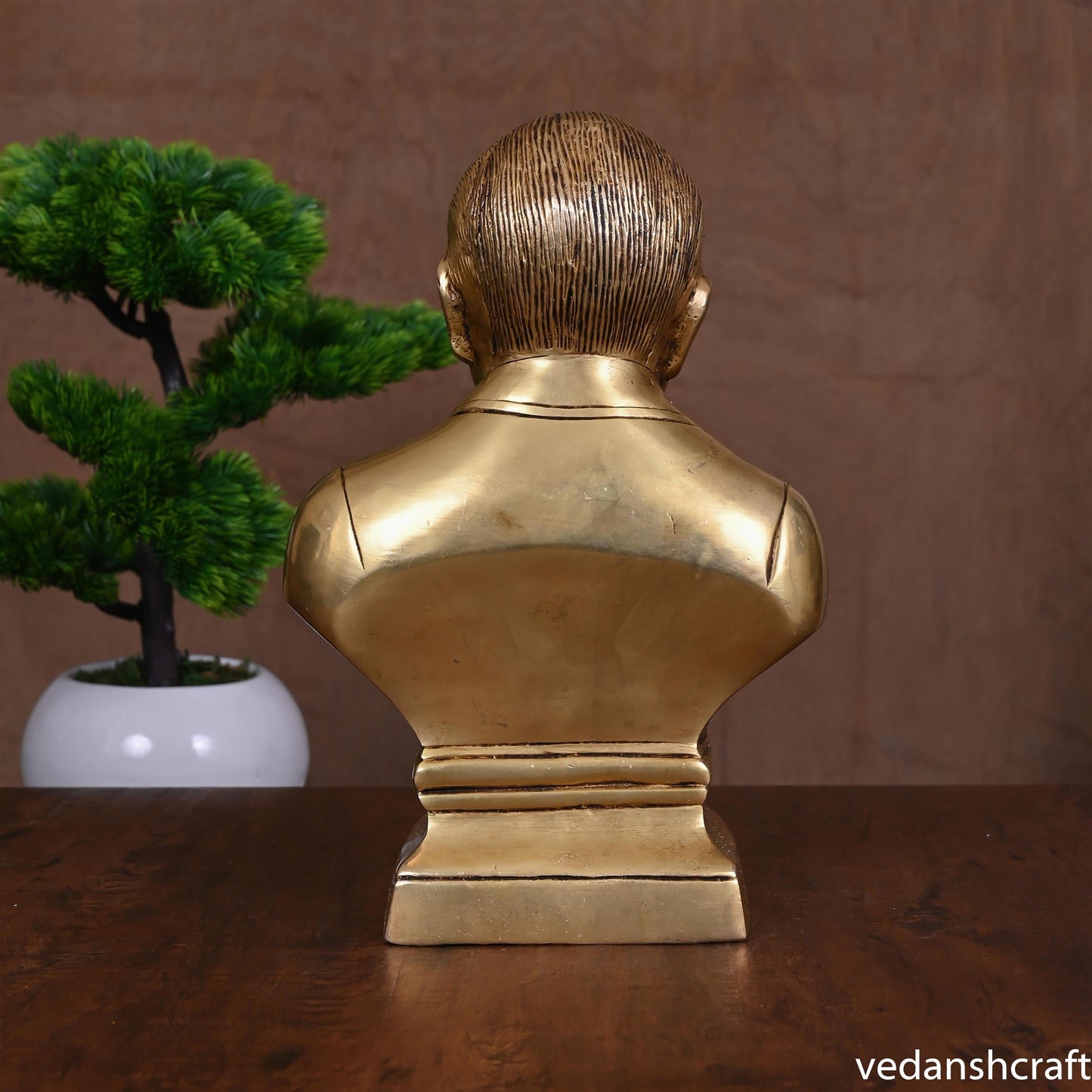 Brass Bhimrao Ambedkar Bust Statue (11 Inch)