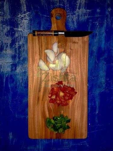 Long Rectangle Neem Wood Chopping Board
