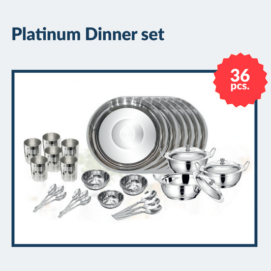 Steel Dinner set