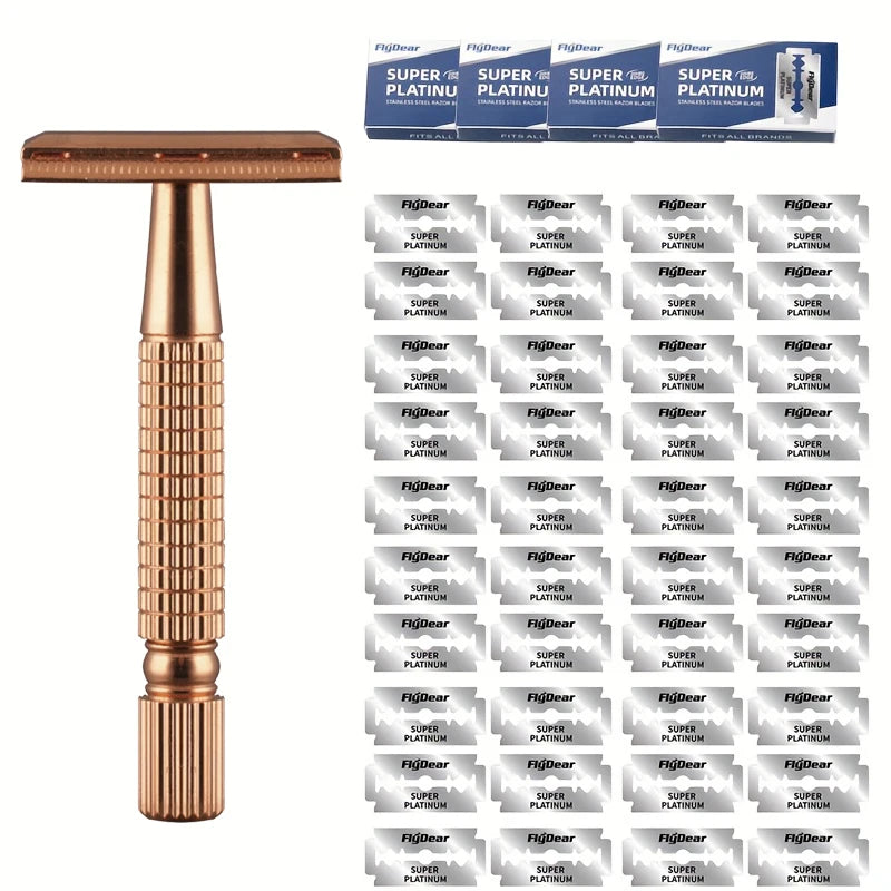 Premium Double Edge Safety Razor – CNC Machined Stainless Steel Shaver | Traditional Manual Men’s Shaving Razor | Eco-Friendly Gift for Men & Fathers