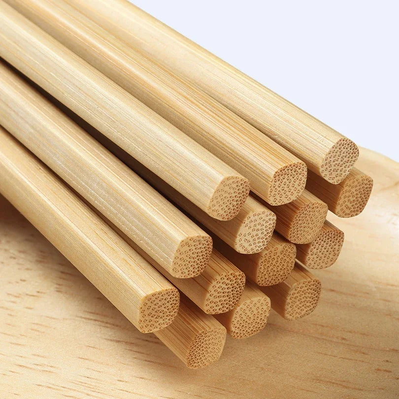 5/10 Pairs Chinese Bamboo Chopsticks,Unpainted, Wax Free, Mold Proof, Anti Slip,Japanese Kitchen Utensils Bamboo Chopsticks Set