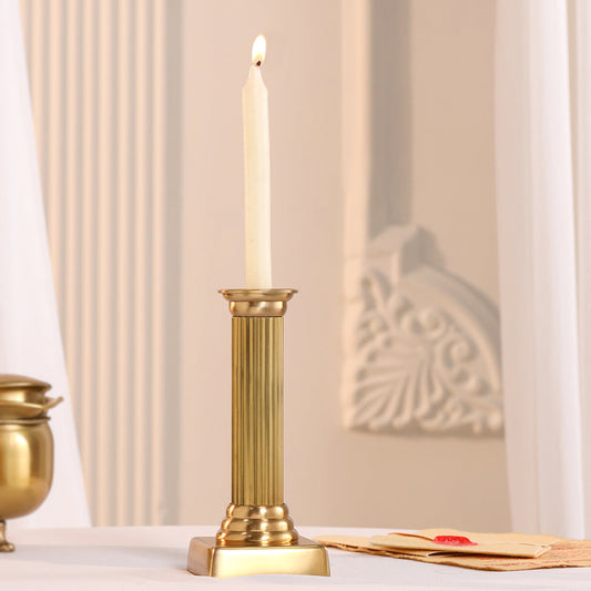 Brass Candle Stand Holder (6.7 Inch)