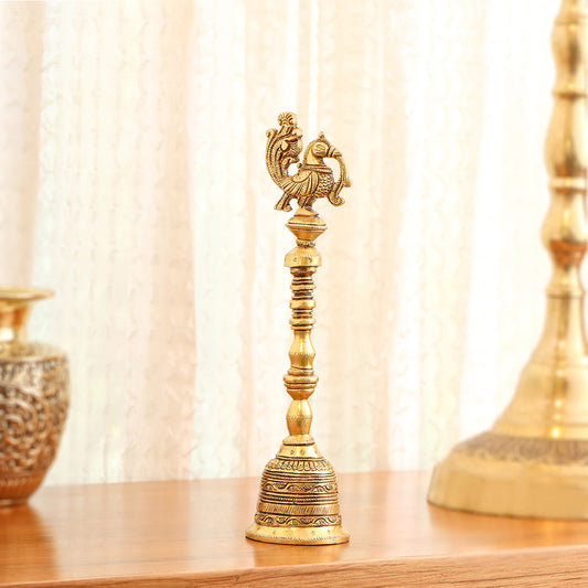 Brass Bird Handbell (10.3 Inch)