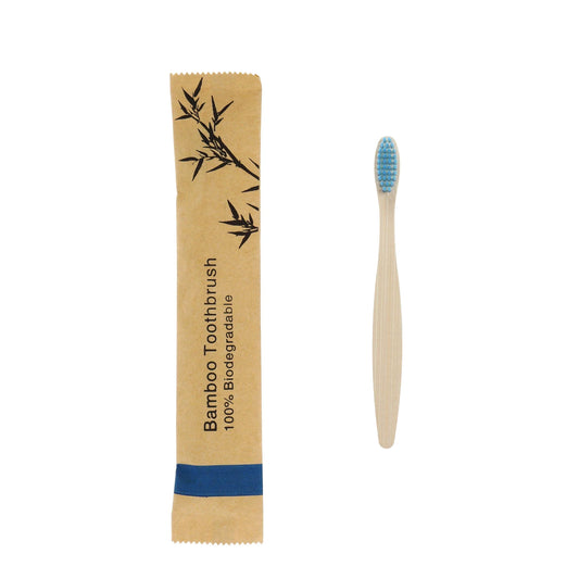 50/100Pcs Bamboo Children's Soft Bristled Toothbrush is Naturally Biodegradable And Reduces Plastic Waste,Making It Very Suitabl