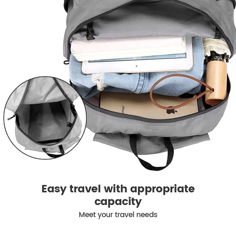 20L Ultralight Foldable Backpack – Waterproof, Lightweight Travel & Hiking Bag for Men & Women
