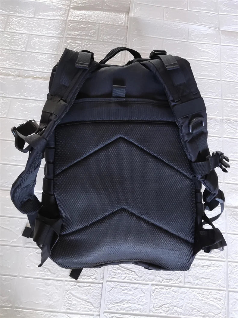 Large Capacity Waterproof Tactical Backpack for Men, 3P Softback, Outdoor Bug Rucksack, Hiking, Camping, Hunting Bags, 50L