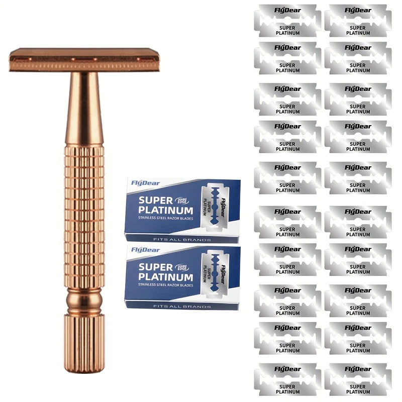 Premium Double Edge Safety Razor – CNC Machined Stainless Steel Shaver | Traditional Manual Men’s Shaving Razor | Eco-Friendly Gift for Men & Fathers
