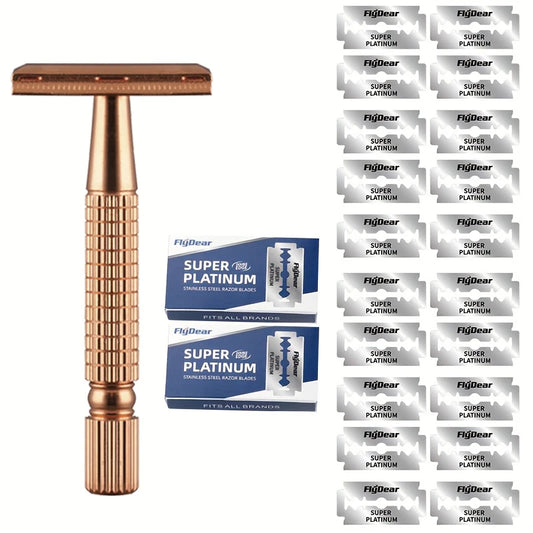 Premium Double Edge Safety Razor – CNC Machined Stainless Steel Shaver | Traditional Manual Men’s Shaving Razor | Eco-Friendly Gift for Men & Fathers