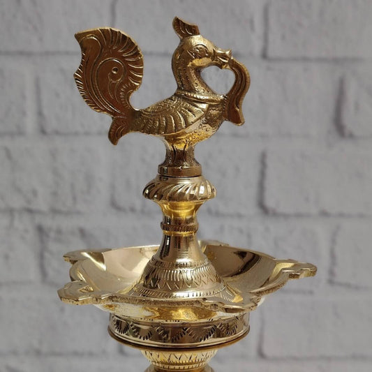 Traditional Brass Annam Kattai Vilakku