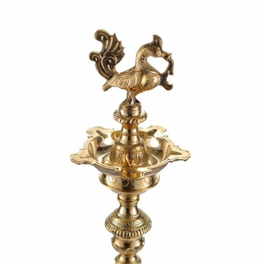 Traditional Brass Annam Kuthu Vilakku (Diya-Lamps)