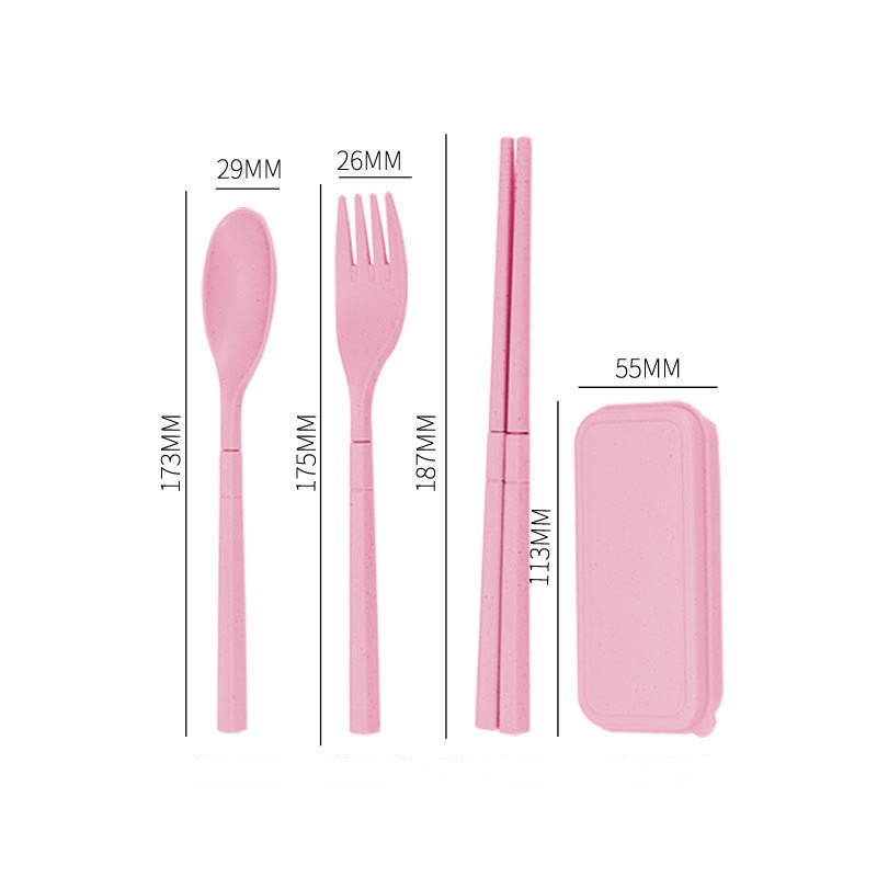 Cutlery Knife Fork Spoon Chopsticks Set Storage Box Five Piece Set