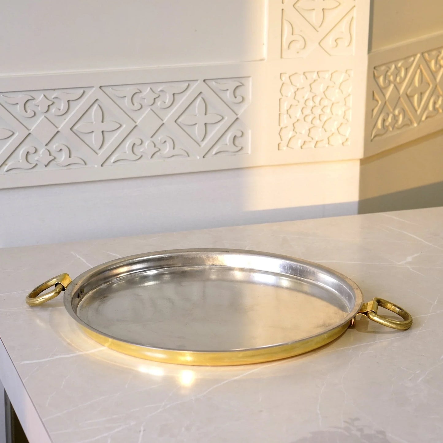 Handcrafted Brass Dosa Tawa | Traditional Indian Flat Pan for Crispy Dosa, Chilla & Roti | Sustainable Cookware