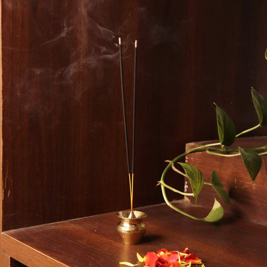 Brass Kalash Incense Stick Holder Set Of 5 | Elegant gift for festivals