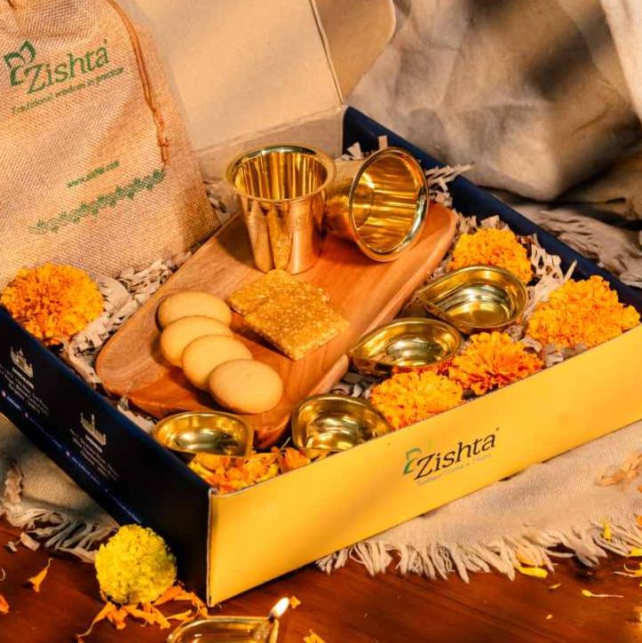 Brass & Neem Festive Platter | All Occasion Gifting Set