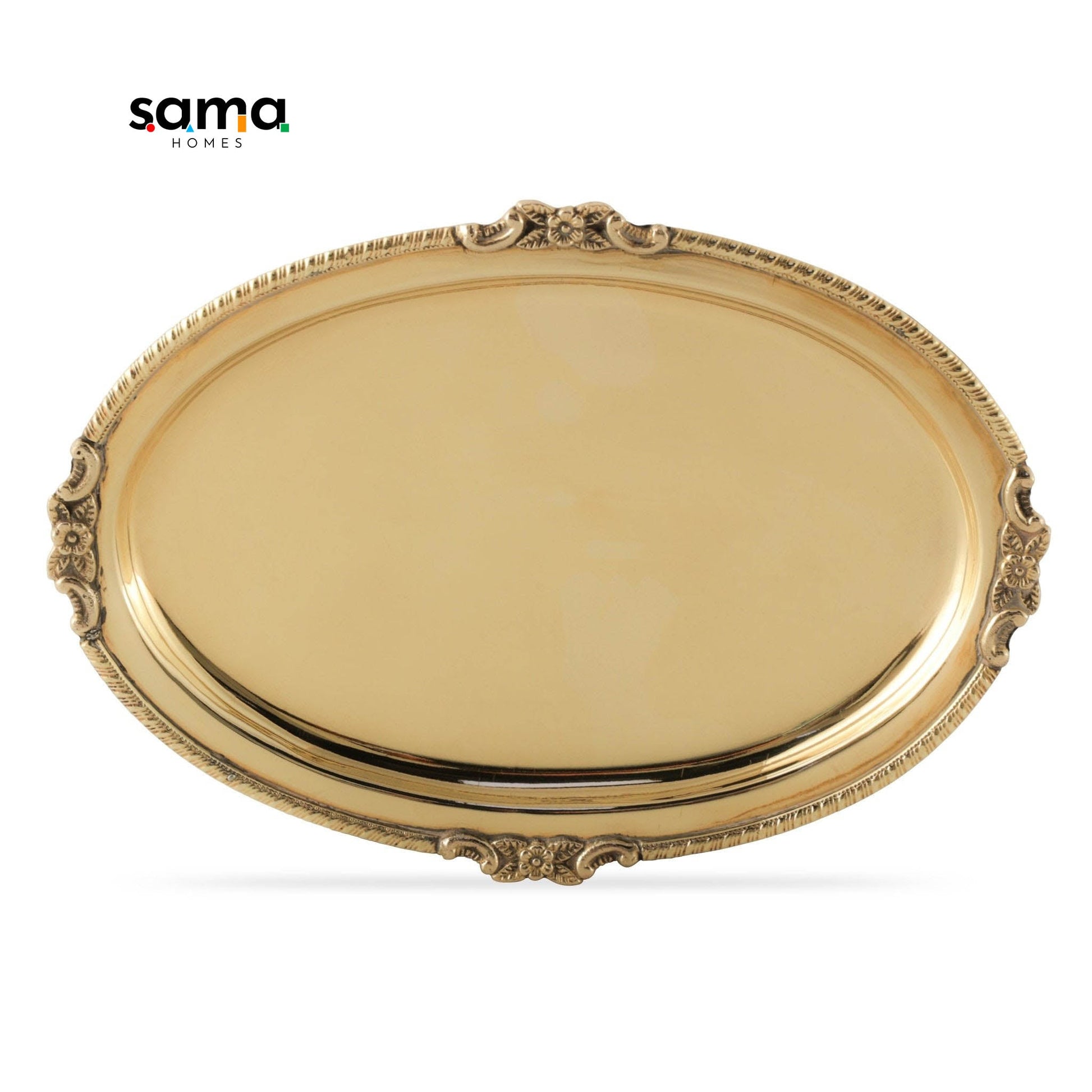 SAMA Homes - brass oval plate 9