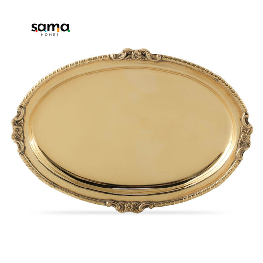 SAMA Homes - brass oval plate 9