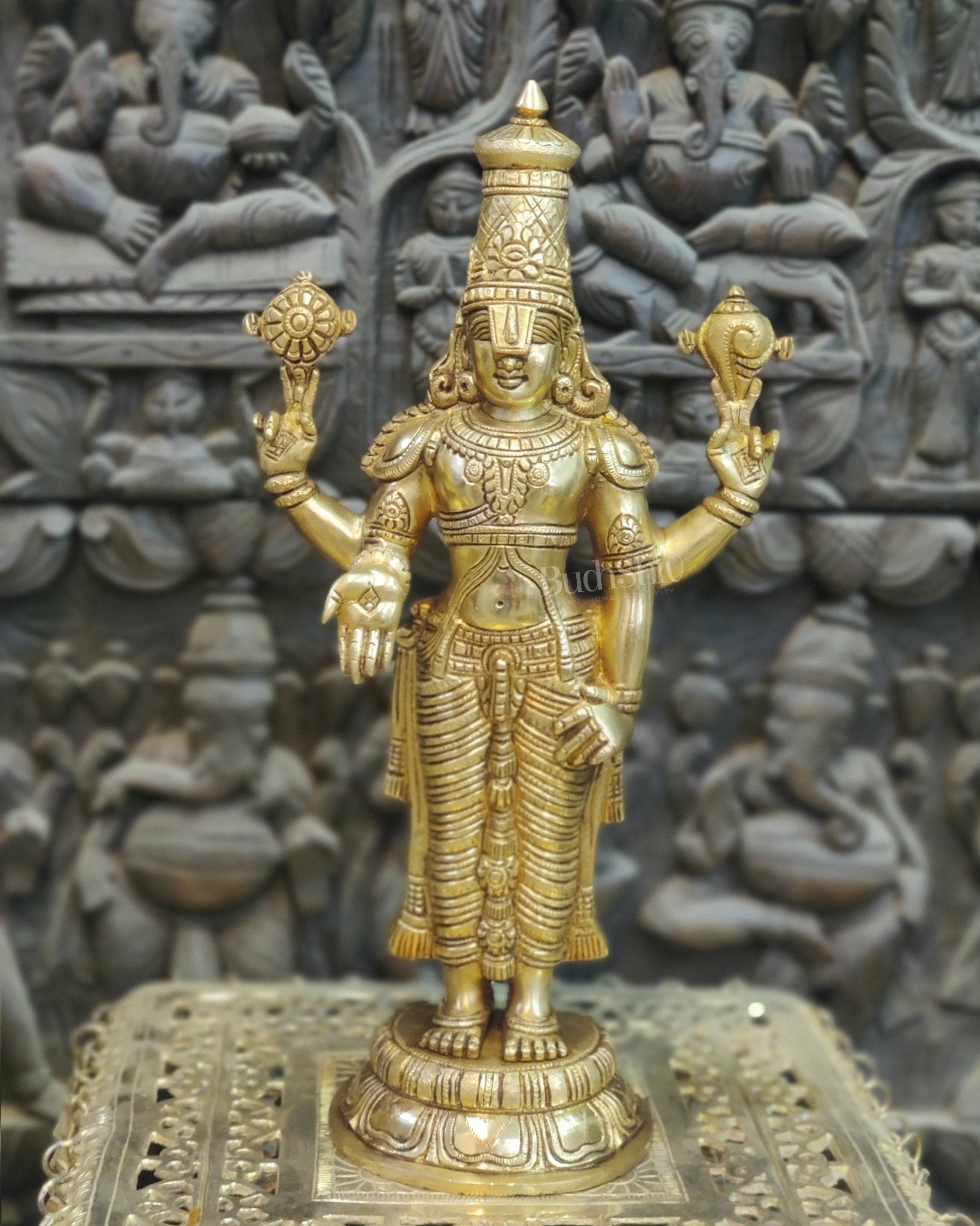 Sama Homes-brass superfine tirupati balaji statue 19