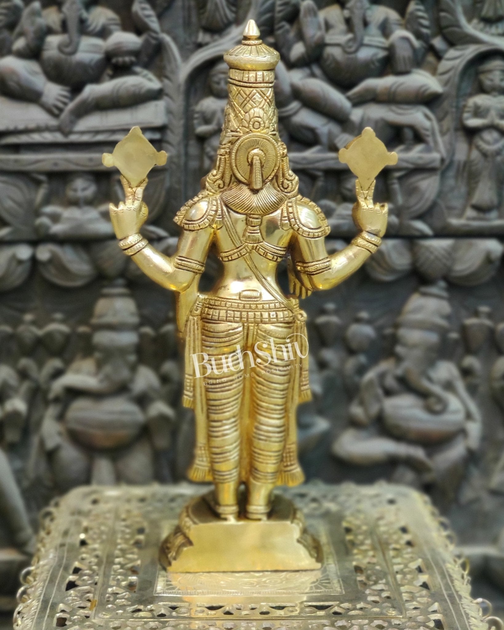 Sama Homes-brass superfine tirupati balaji statue 19