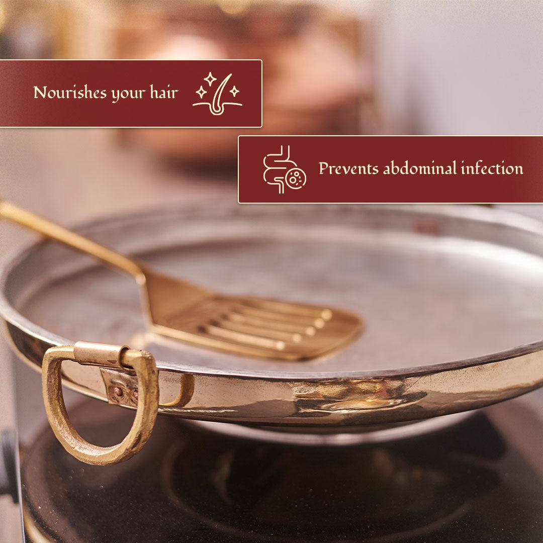 sama homes brass dosa tawa